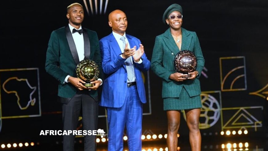 CAF AWARDS, Victor Osimhen et Asisat Oshoala ballon d'or 2023