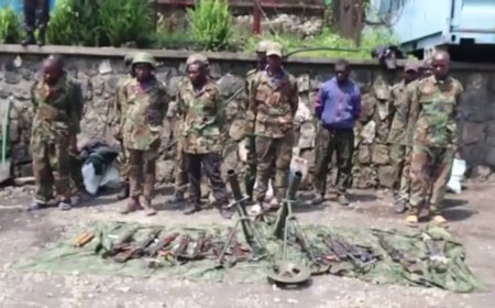 Guerre a l'Est: treize capturés et rendus du M23 présentés à la presse de Goma par les FARDC