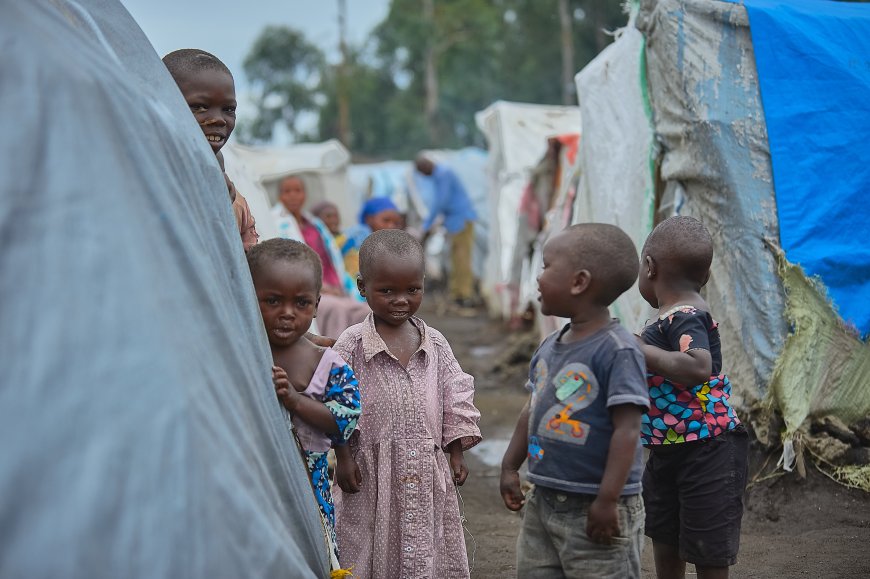 Guerre à l’est de la RDC : Des enfants victimes de différentes maladies dans les camps de déplaces