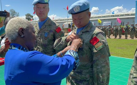 RDC : les Casques bleus chinois de la MONUSCO en voi de quitter la République démocratique du Congo