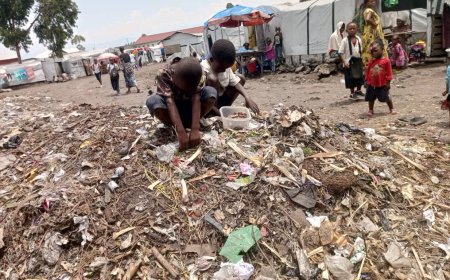 Nyiragongo : l'accumulation d'immondices près des maisons, un danger sanitaire permanent pour les déplacés de Kayembe