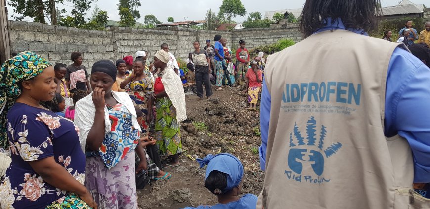 Nord-Kivu : "Projet de Société" et "Forum", sous la coordination de Aidprofen, apportent un lot important d'assistance aux déplacés de guerre