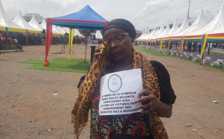 Après avoir perdu son fils dans la guerre, cette femme demande le recours au dialogue pour mettre fin à la guerre à l'Est du pays