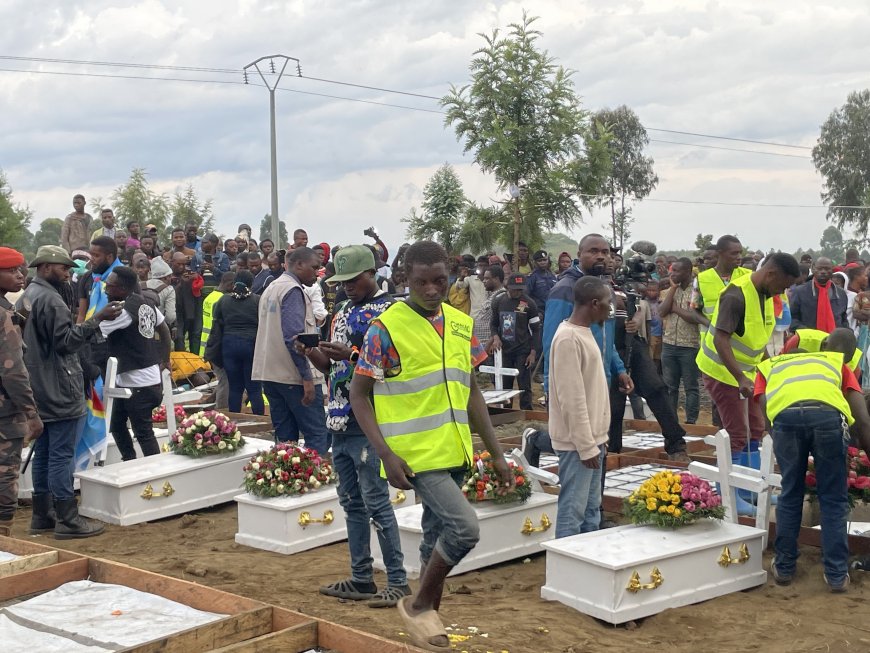 Nord Kivu: Goma en deuil ce mercredi 15 mai suite à l'enterrement des victimes des bombardements