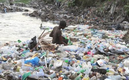 Goma : l'accumulation des dechets plastiques dans le lac Kivu, une menace grave sur l'écosystème