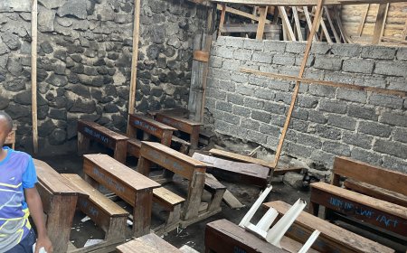 Nord-Kivu: 10 élèves blessés lors d’un écroulement d’un plafond à l’Ep kalangala à Goma