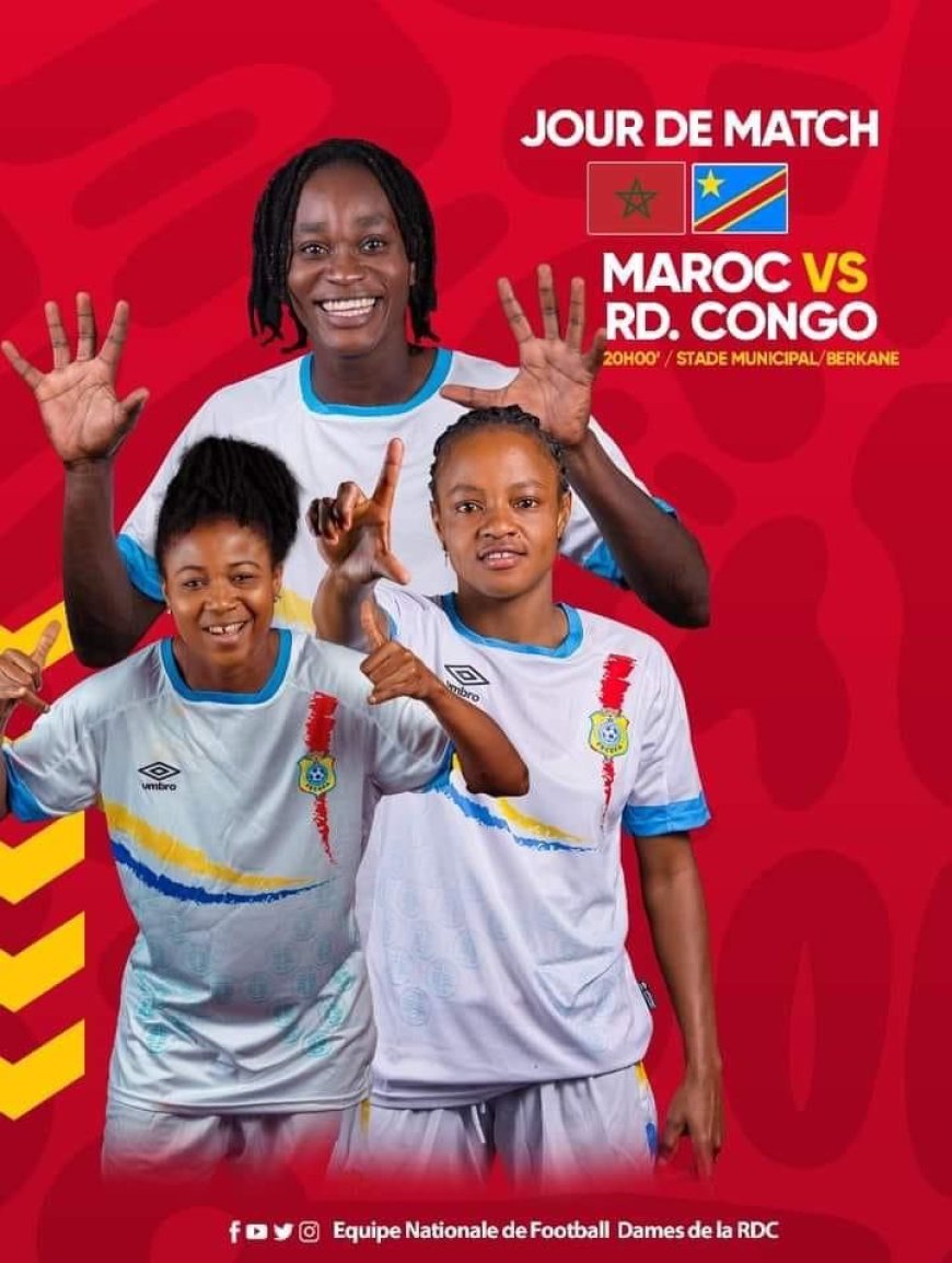 CAN  2024 : Les Léopards Dames de la RDC affrontent les Lionnes de l'Atlas du Maroc