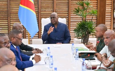 Le Président Tshisekedi a présidé une réunion de crise sur la sécurité dans l'Est de la RDC