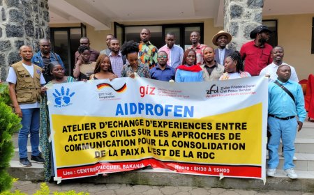 A Goma, échange des acteurs de la société civile sur la consolidation de la Paix dans l’Est de la RDC