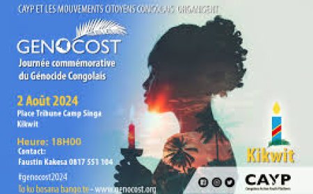 Annonce Officielle : le Président Tshisekedi annule sa venue à Kisangani pour le GENOCOST