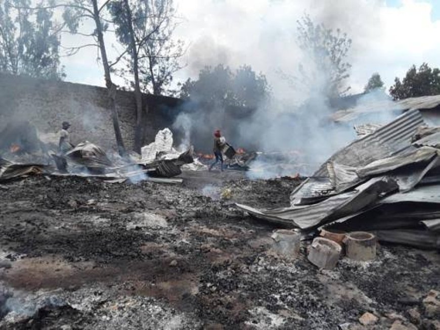 Goma : Un nourrisson d'environ trois mois meurt dans un incendie au Quartier les Volcans.