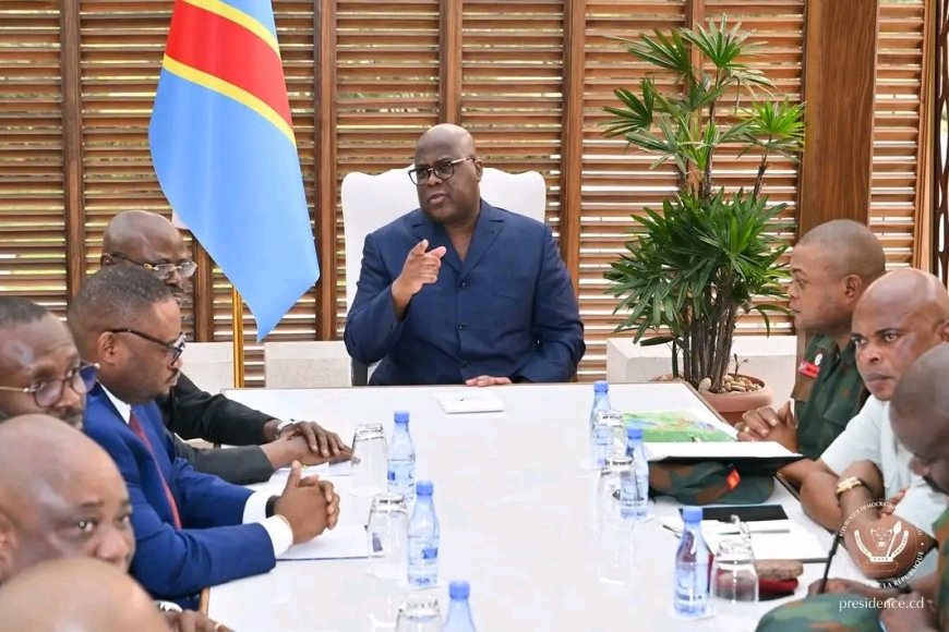 Le Président Tshisekedi a présidé une réunion de crise sur la sécurité dans l'Est de la RDC