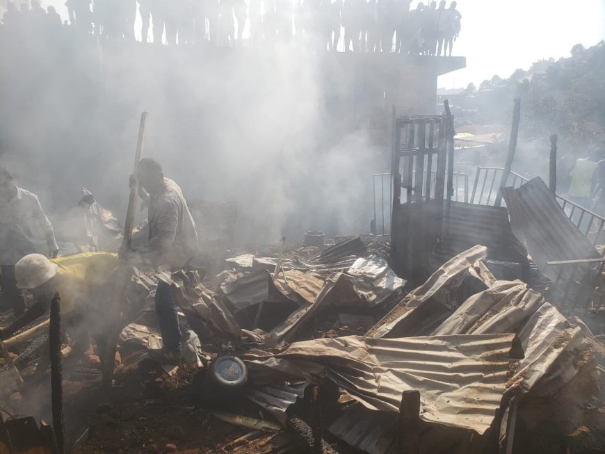 Incendie tragique à Bukavu : encore trois enfants morts et cinq maisons détruites