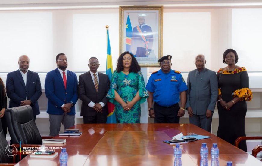 RDC : la Vice-Ministre Gracia Yamba Rencontre la CAF pour la 46ème Assemblée Générale à Kinshasa