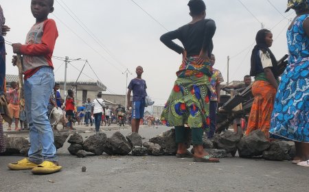 Nyiragongo : Les déplacés de Monigi 2 dans les rues de Goma pour dire non aux conditions de vie difficile