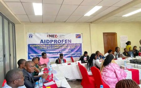 Goma : après 3 jours de formation sur la lutte contre la corruption, des participants s'engagent à combattre ce fléau 