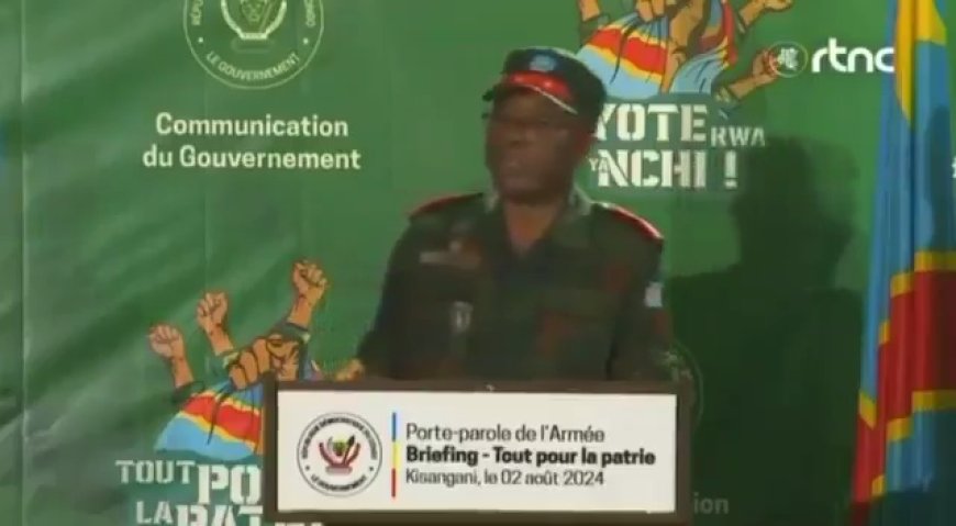 La situation sécuritaire à l'Est : le Général Ekenge clarifie la position des FARDC face aux attaques du M23