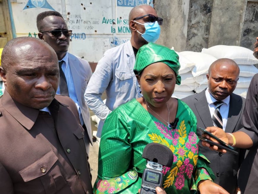 Goma : Visite de la Ministre des droits humains à la prison centrale de Munzenze