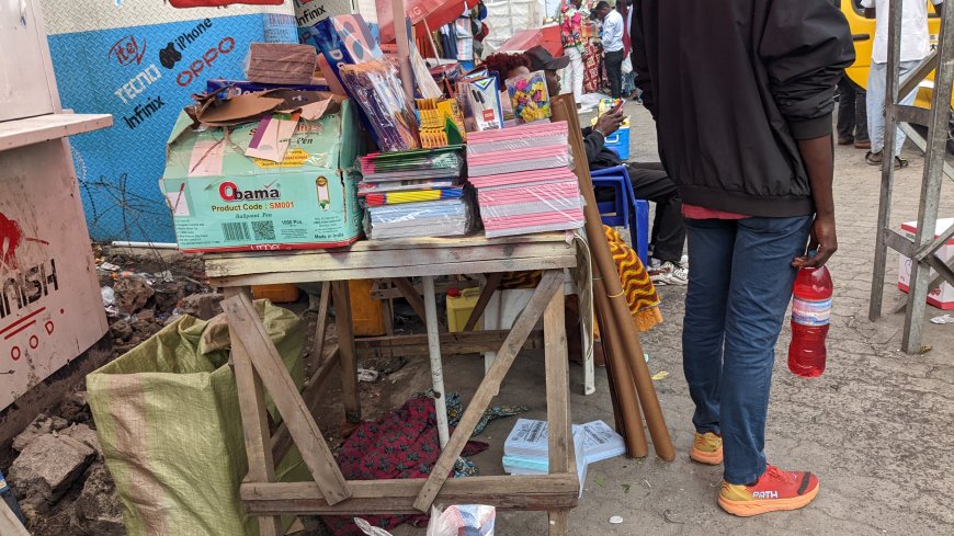 Rentrée scolaire 2024 : à Goma, un faible engouement s'observe dans l'achat de fournitures scolaires