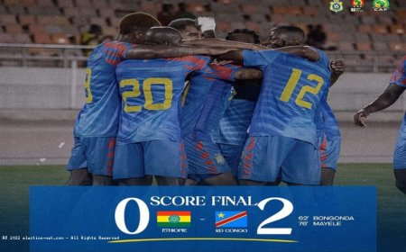 Éliminatoires CAN 2025 : les Léopards de la RDC dominent l’Éthiopie et se rapprochent de la phase finale