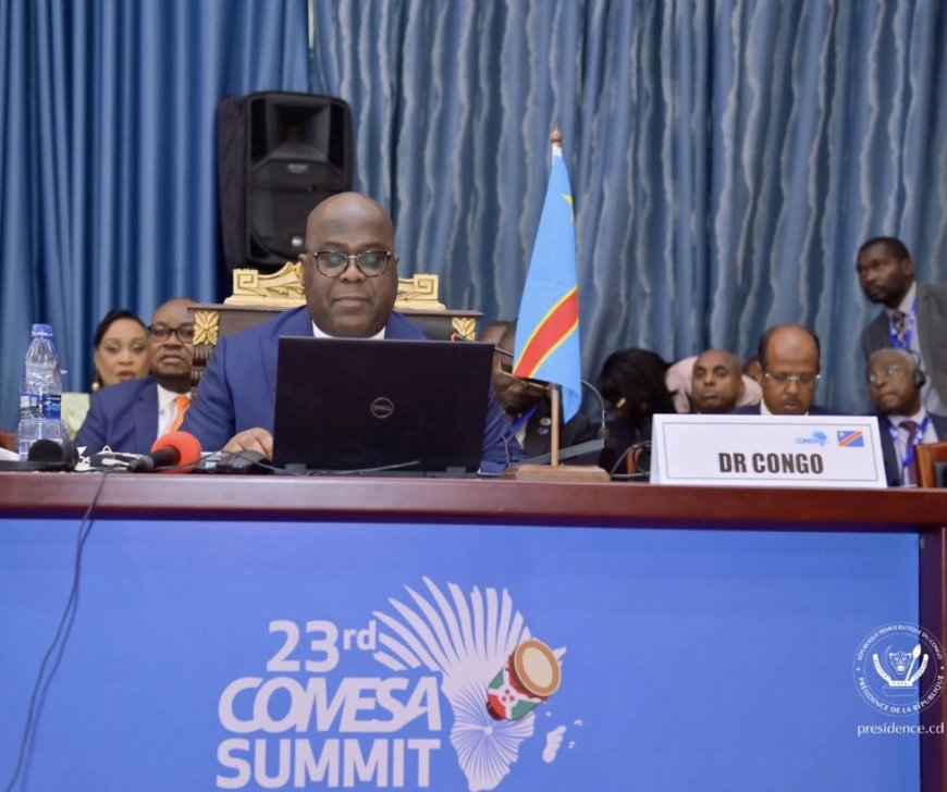 Sommet du COMESA 2024 : le Président Tshisekedi appelle à une Afrique unie et résiliente