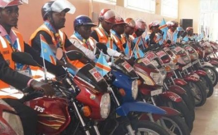 Insécurité à Goma: tous les conducteurs des motos à deux ou trois pneus appelés à se faire identifier dans un bref délai