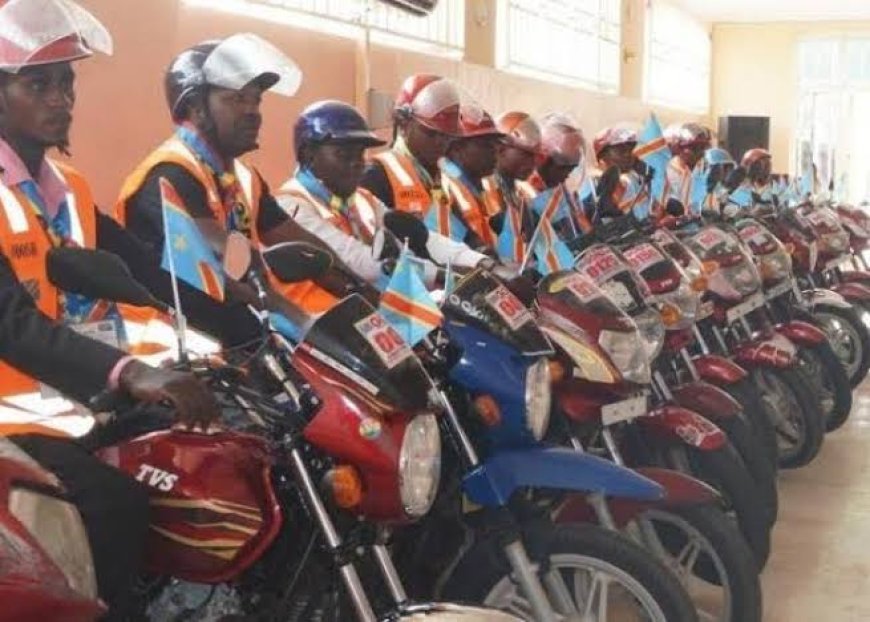 Insécurité à Goma: tous les conducteurs des motos à deux ou trois pneus appelés à se faire identifier dans un bref délai