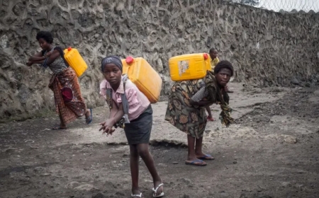 Goma : la pénurie d'eau, un danger pour les habitants de la commune de Goma