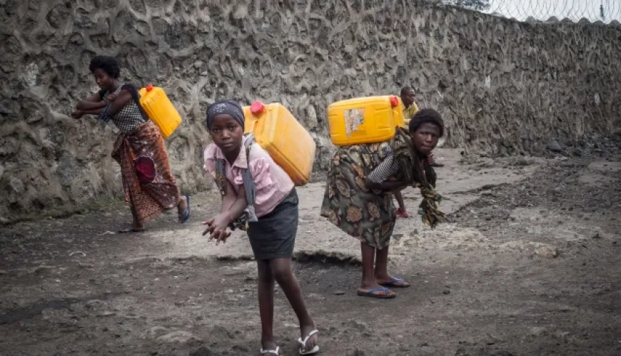 Goma : la pénurie d'eau, un danger pour les habitants de la commune de Goma