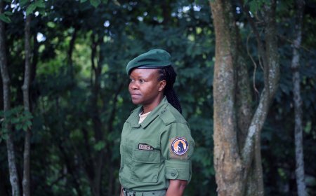 Angèle, écogarde au Parc National des Virunga, participera au Marathon de Paris pour le centenaire du parc