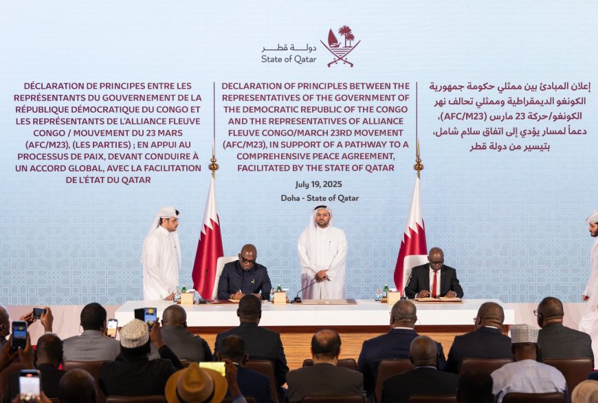Qatar : Un espoir après la signature des principes entre le gouvernement congolais et le M23 à Doha