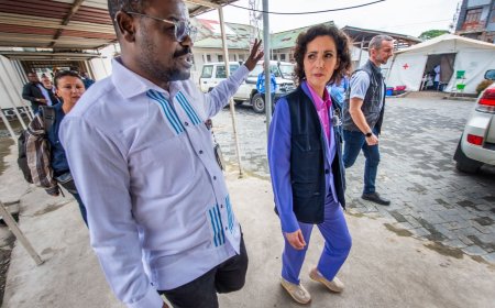 À Goma, Hadja Lahbib alerte sur la crise humanitaire et appelle au respect du droit international