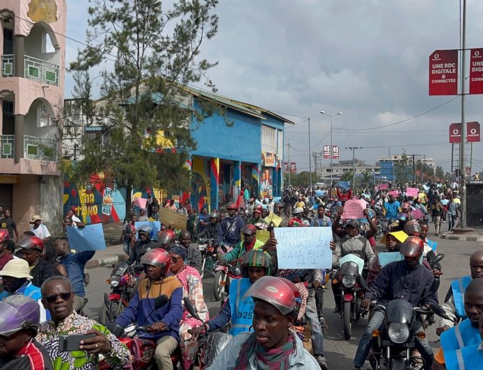 Tristesse après les frappes sur la ville de Goma : la population réclame la paix