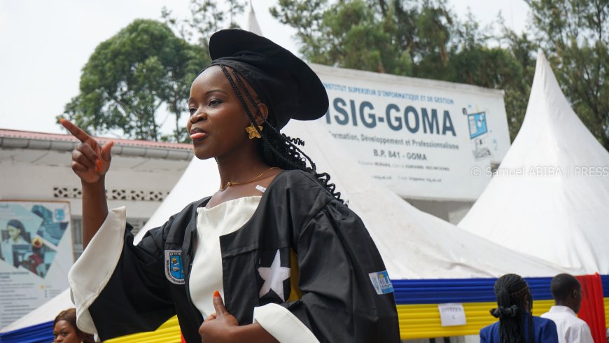 RDC : À Goma, les diplômés célèbrent leur réussite malgré la guerre et la crise sanitaire
